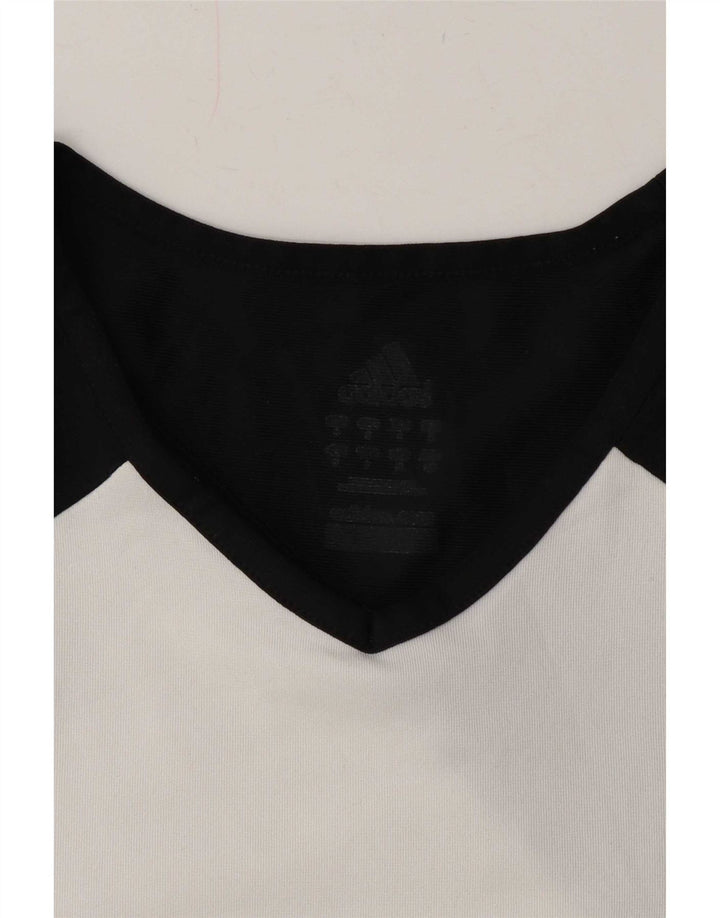 Adidas T-Shirt Homme Haut Petit Blanc Colourblock