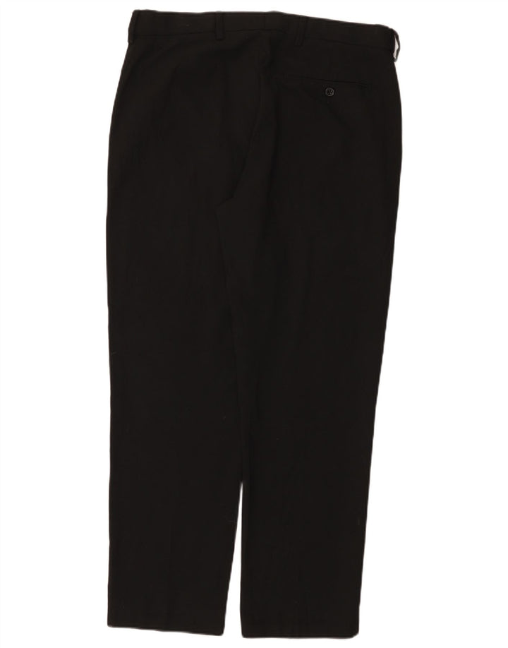MARKS & SPENCER Pantalon Chino Coupe Regular Homme W34 L28 Noir
