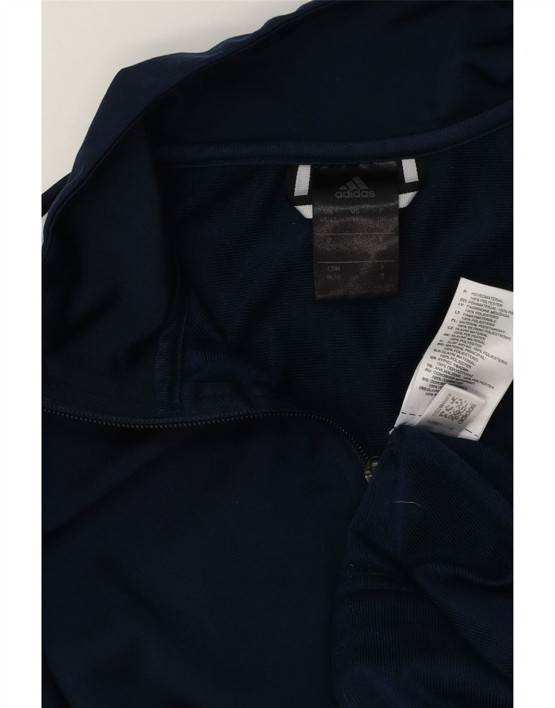 Adidas Veste de survêtement pour homme UK 40/42 Bleu marine moyen Polyester