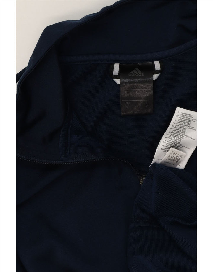 Adidas Veste de survêtement pour homme UK 40/42 Bleu marine moyen Polyester