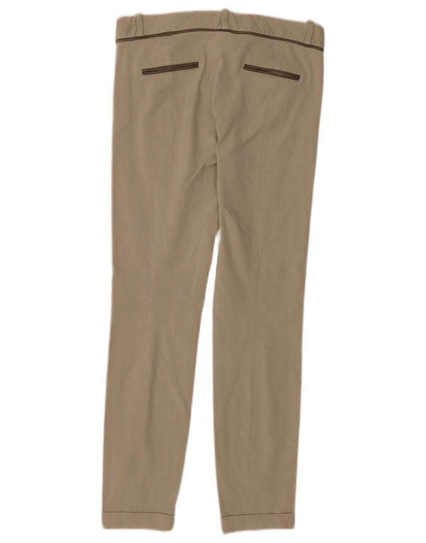Massimo Dutti Pantalon décontracté skinny pour femme EU 38 Small W28 L27 Beige