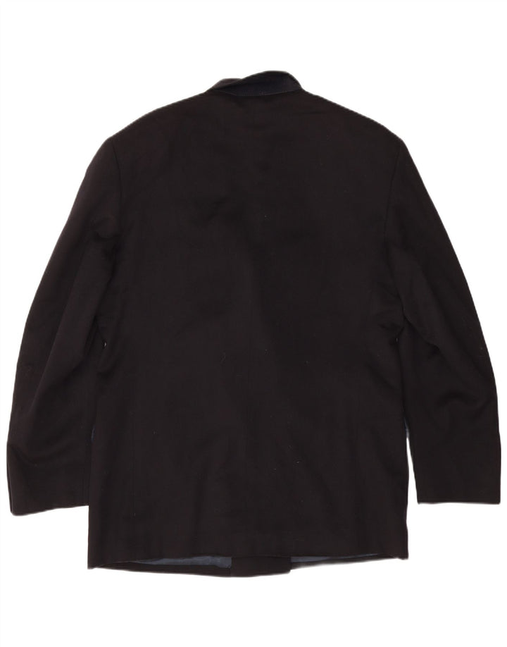 Urbis Veste Blazer Croisée Homme IT 50 Large Bleu Marine Laine