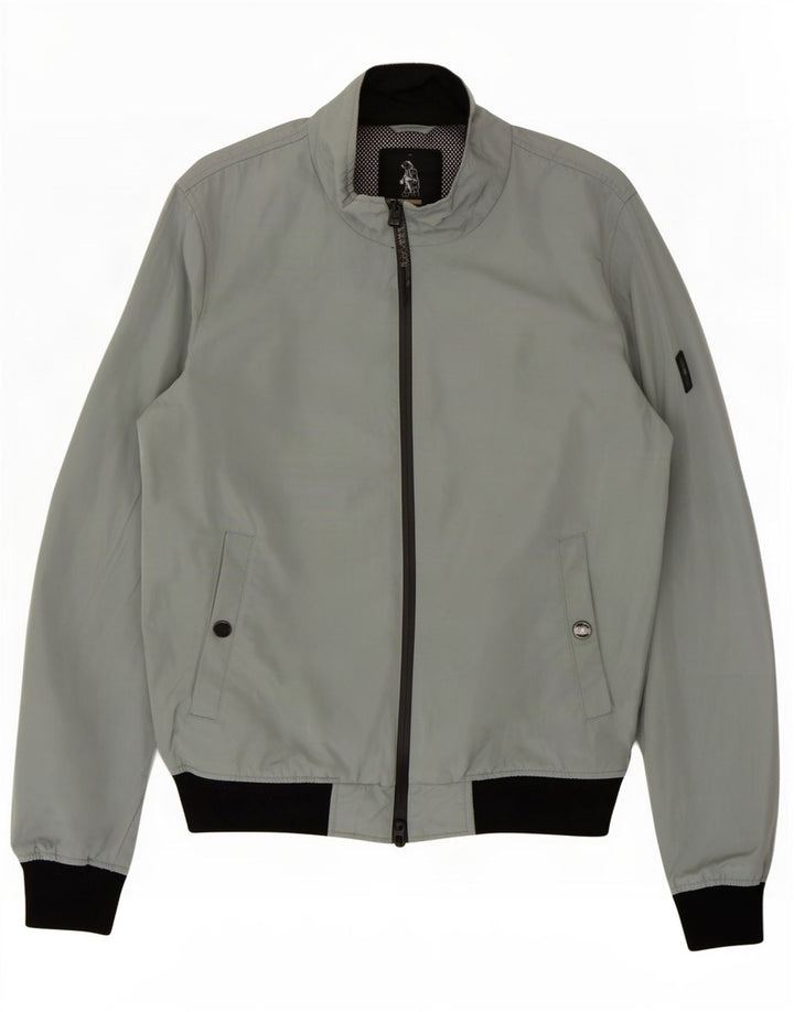 Refrigue Veste Bomber Homme UK 38 Gris Moyen Polyester Colorblock