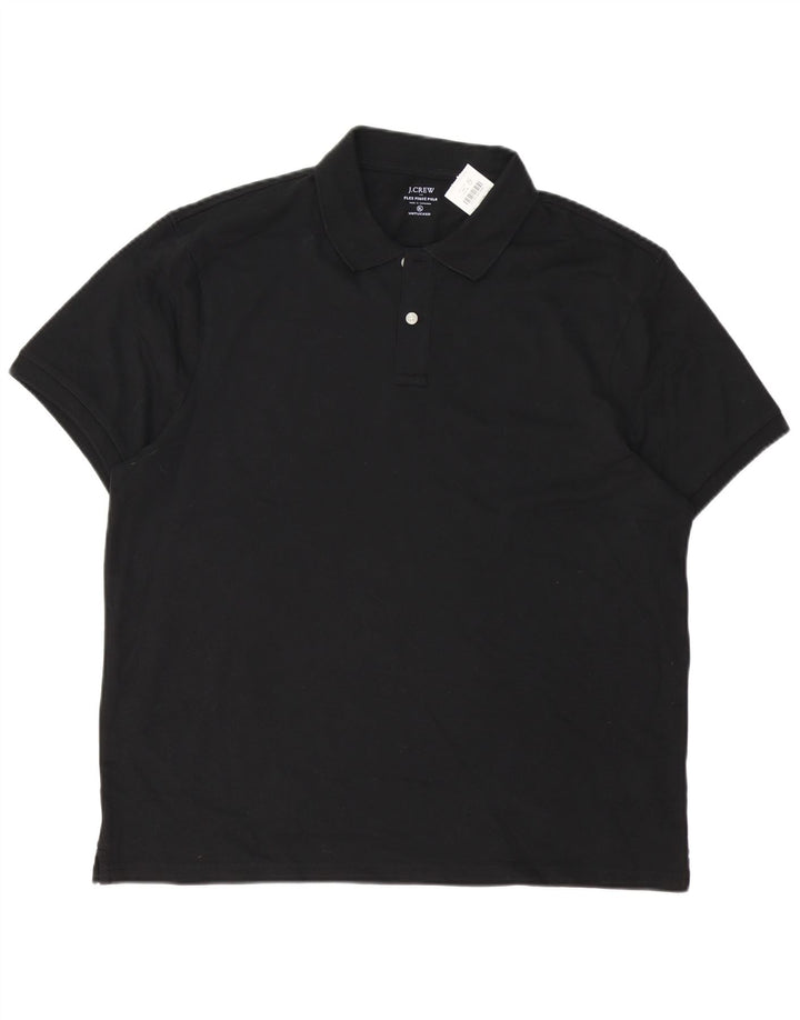 J. CREW Polo Homme XL Noir Coton
