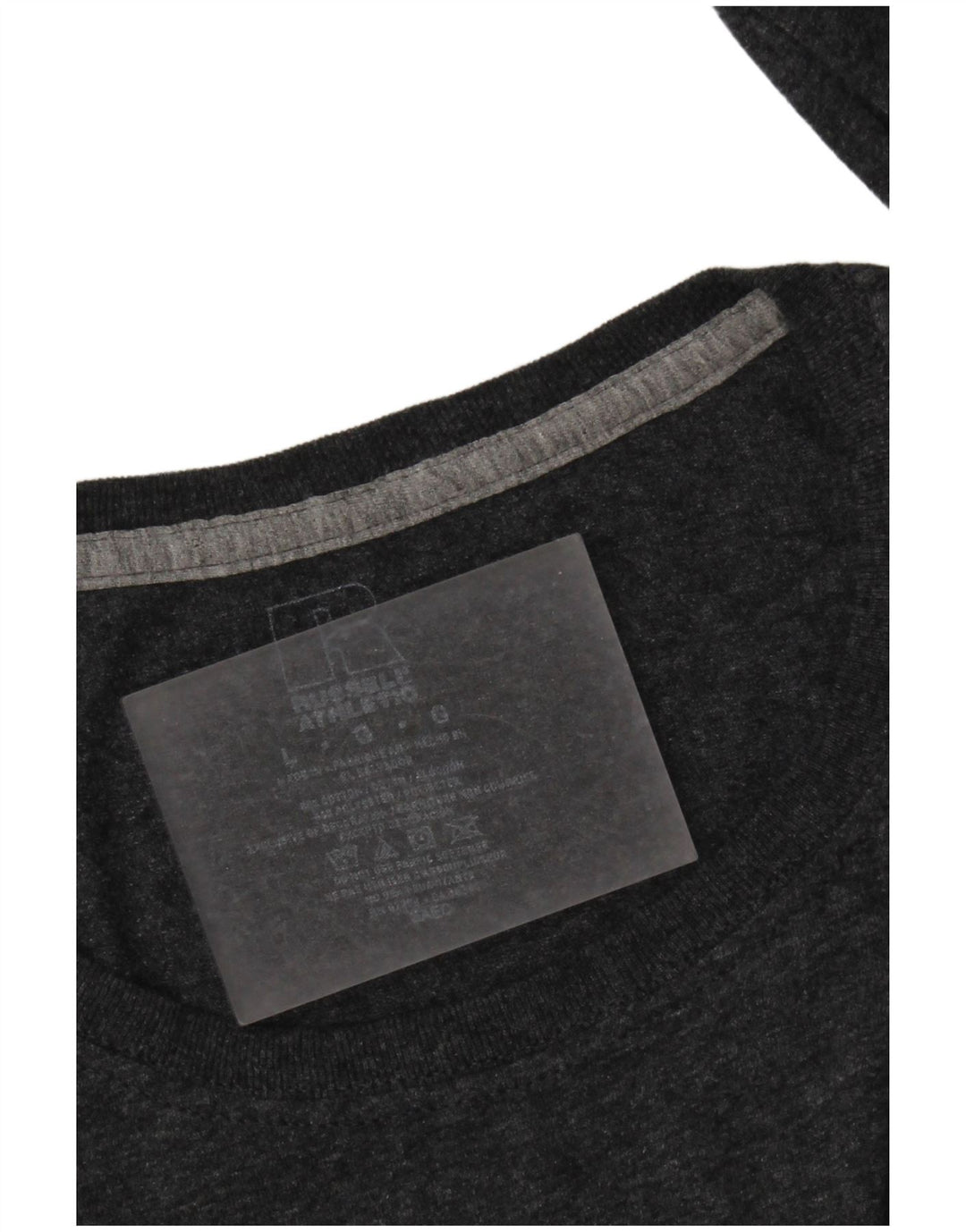 RUSSELL ATHLETIC Haut à manches longues pour homme en coton gris Taille L