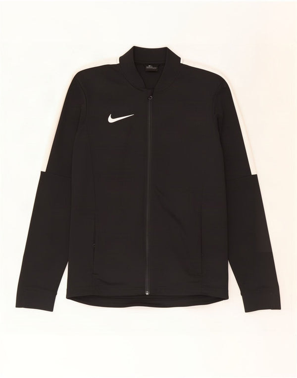 Nike Hommes Dri Fit Survêtement Top Veste Petit Noir Colorblock Polyester