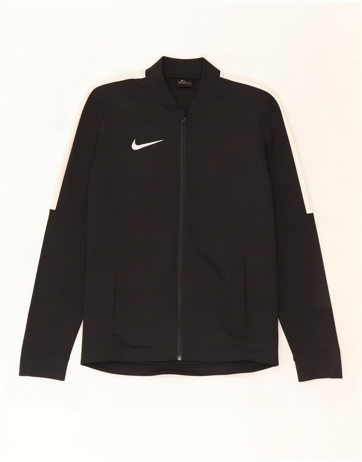 Nike Hommes Dri Fit Survêtement Top Veste Petit Noir Colorblock Polyester