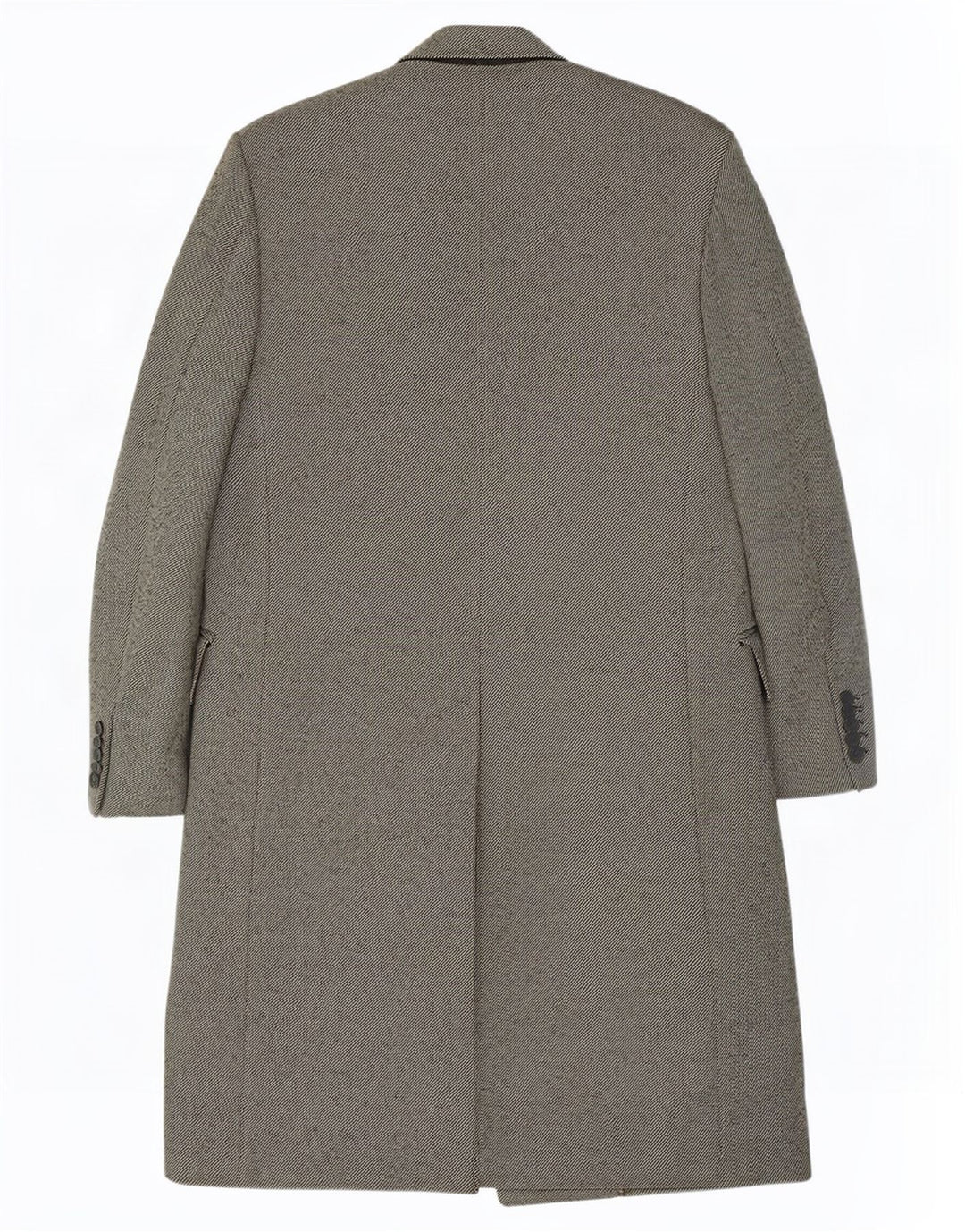 Sidi Manteau croisé pour homme UK 38 Gris moyen à fines rayures