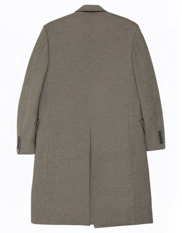 Sidi Manteau croisé pour homme UK 38 Gris moyen à fines rayures