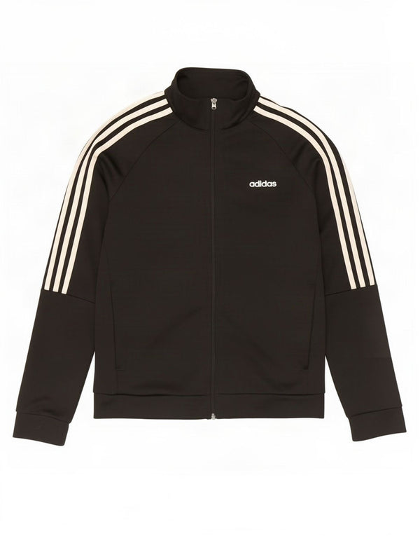 Adidas Veste de survêtement pour femme UK 12/14 Medium Noir Polyester