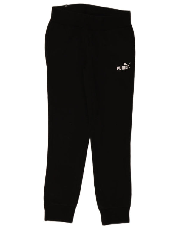 PUMA Pantalon de survêtement pour femme UK 8 Small Noir Coton