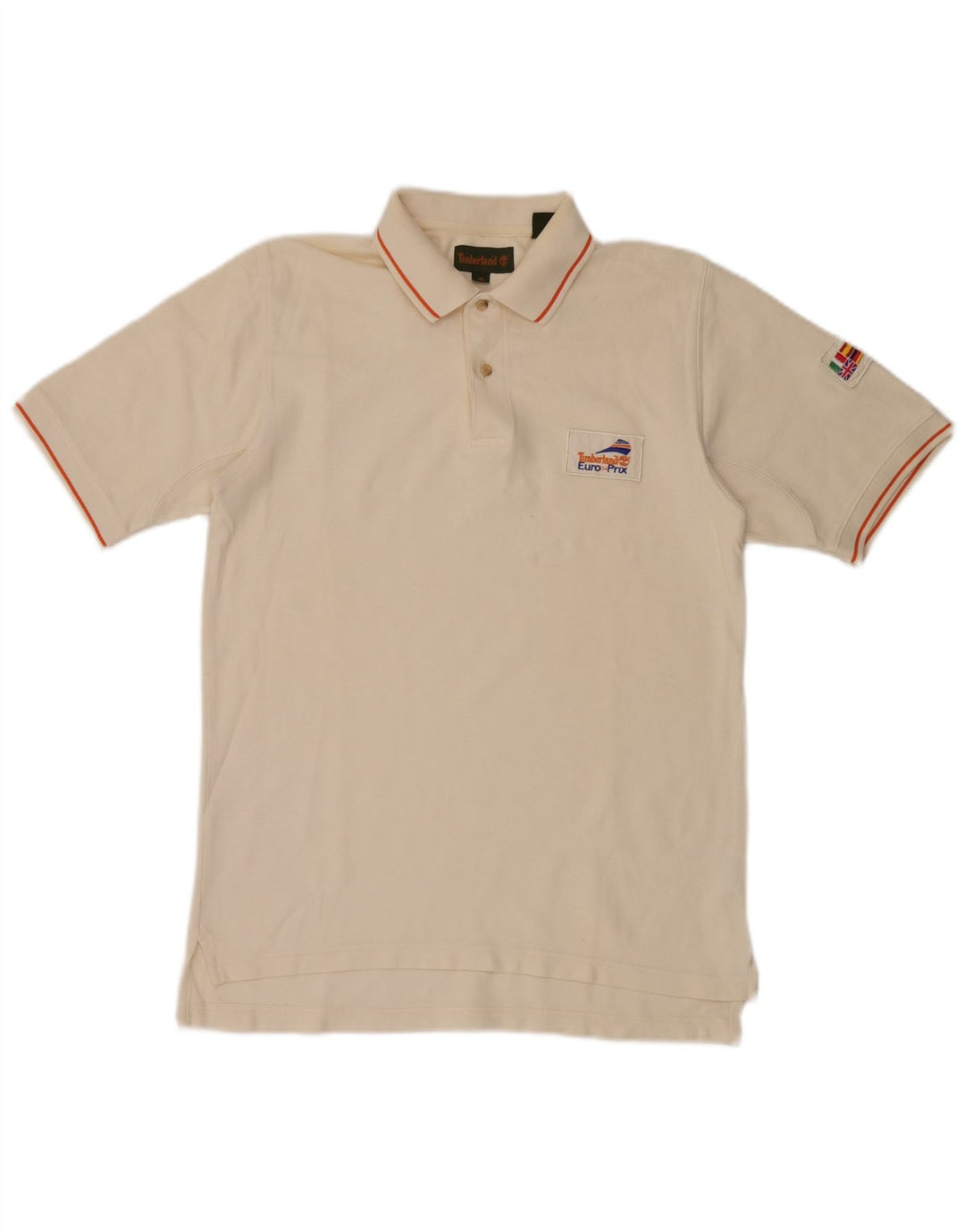 Timberland Polo Homme Petit Coton Rayé Beige