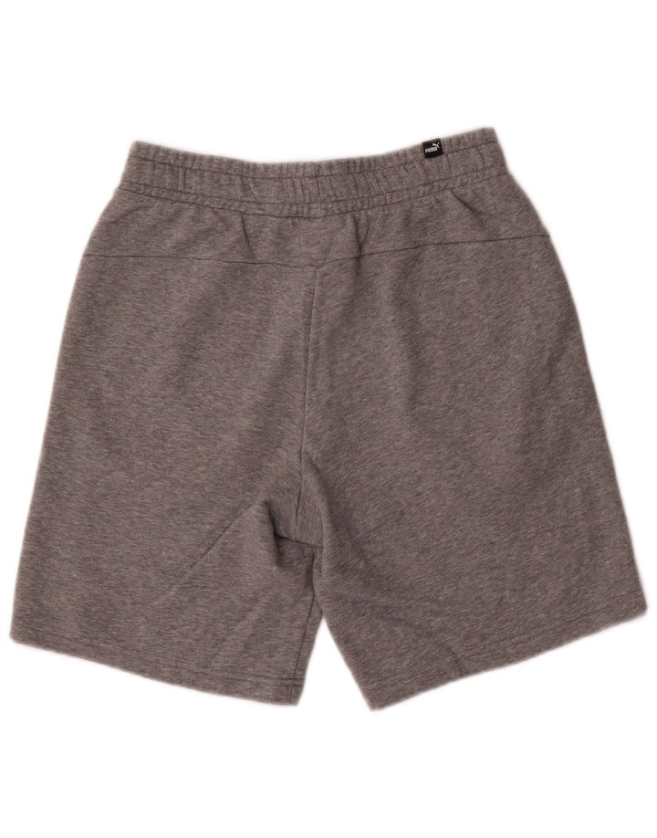 Puma Short de Sport Homme Petit Gris Moucheté