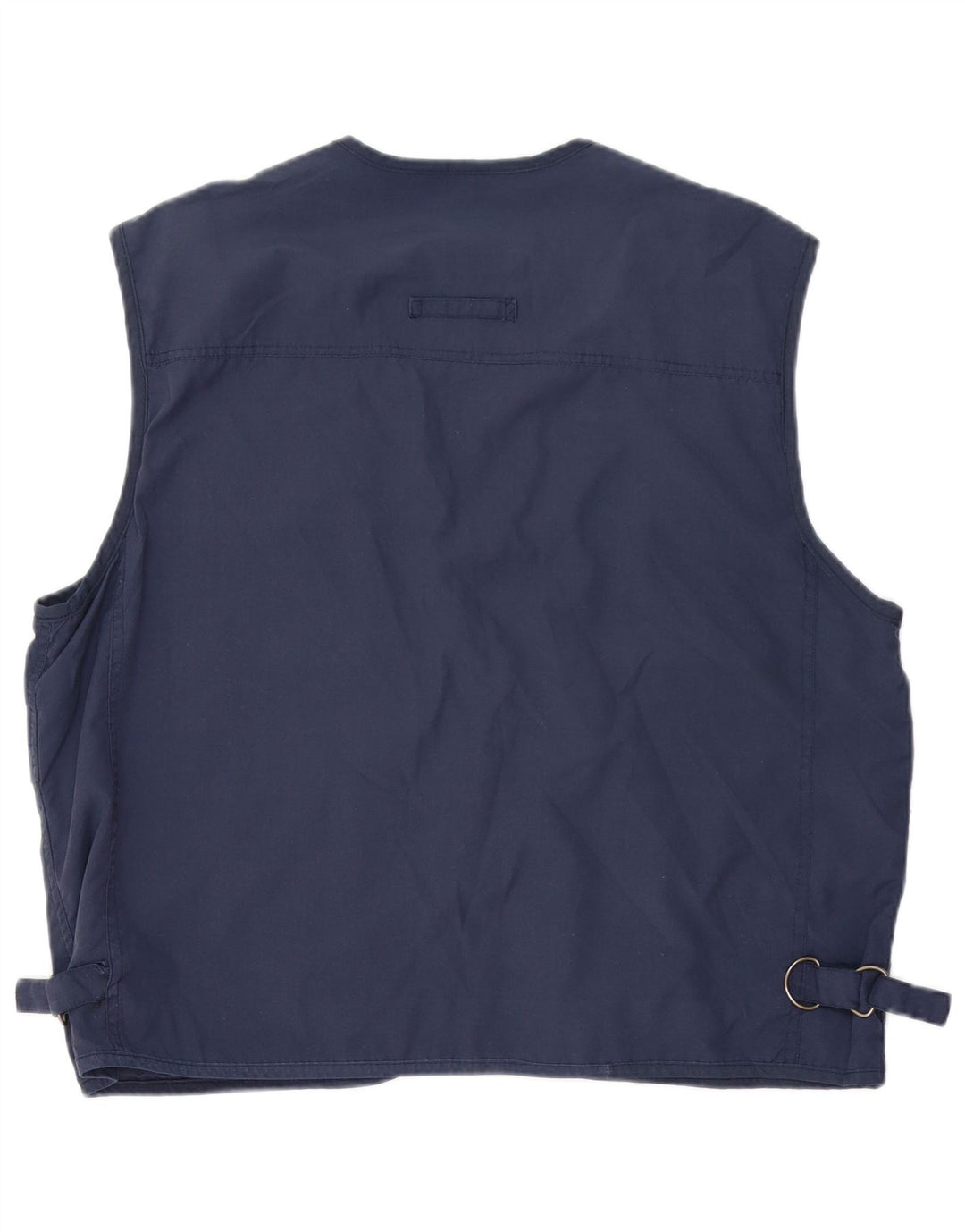 VINTAGE Gilet utilitaire pour hommes UK 42 XL Bleu Marine