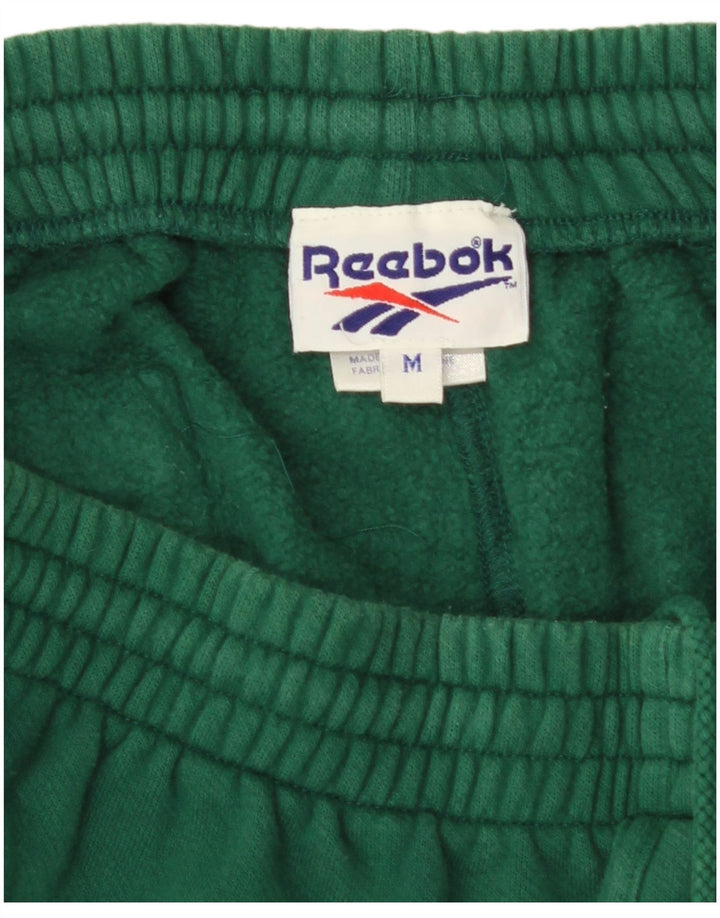 Reebok Pantalon de Survêtement Joggers Homme Vert Moyen Coton