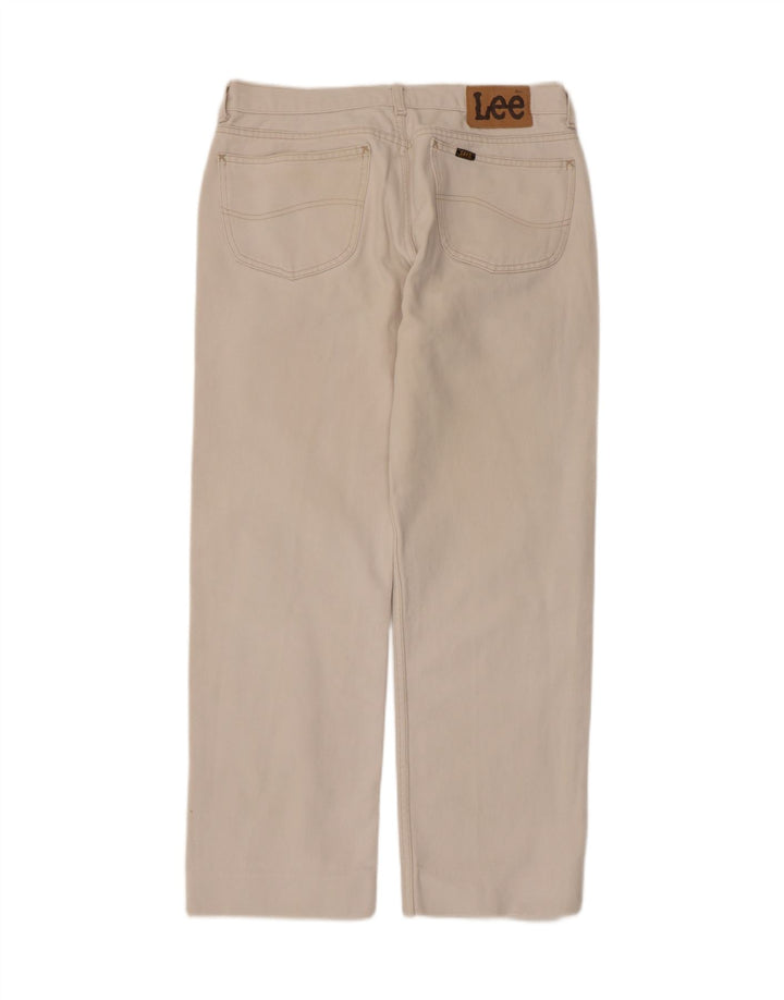 LEE Jean Droit Homme W36 L29 Beige Coton