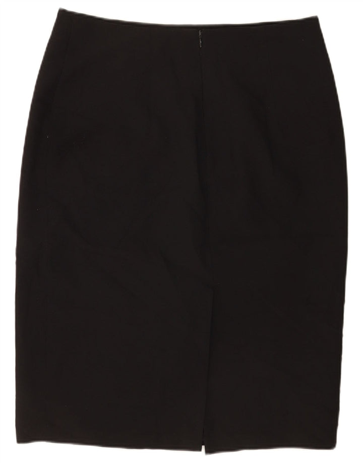 Marks & Spencer Jupe crayon pour femme UK 14 Large W32 Noir Polyester