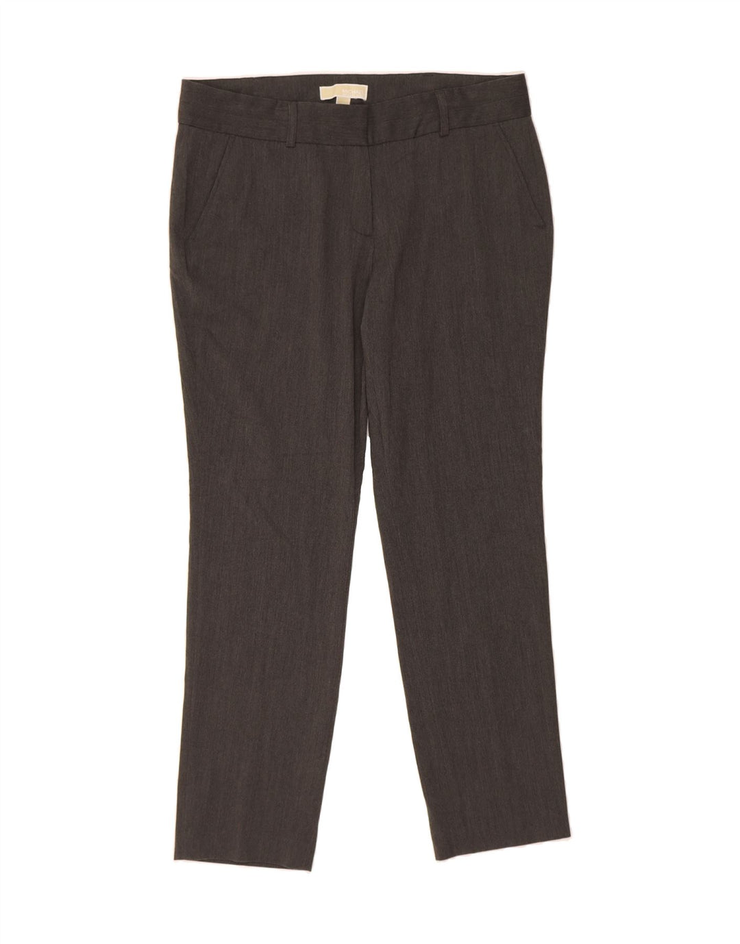 MICHAEL KORS Womens Slim Chino Trousers US 12 Large W34 L29 Grey Polyester Vintage Michael Kors and Second-Hand Michael Kors from Messina Hembry 