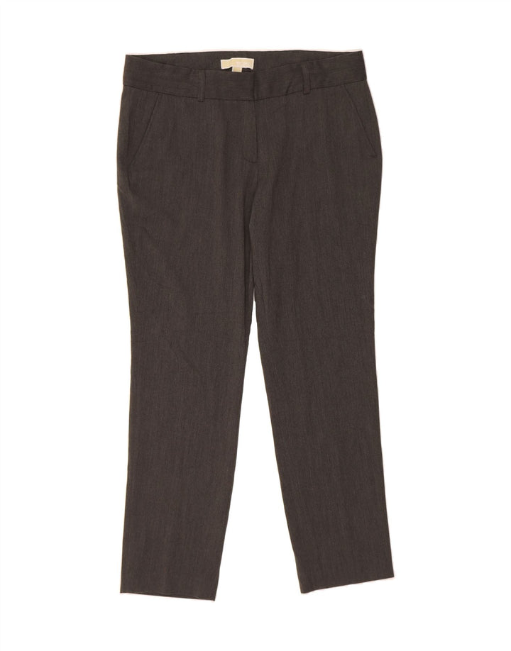MICHAEL KORS Womens Slim Chino Trousers US 12 Large W34 L29 Grey Polyester Vintage Michael Kors and Second-Hand Michael Kors from Messina Hembry 