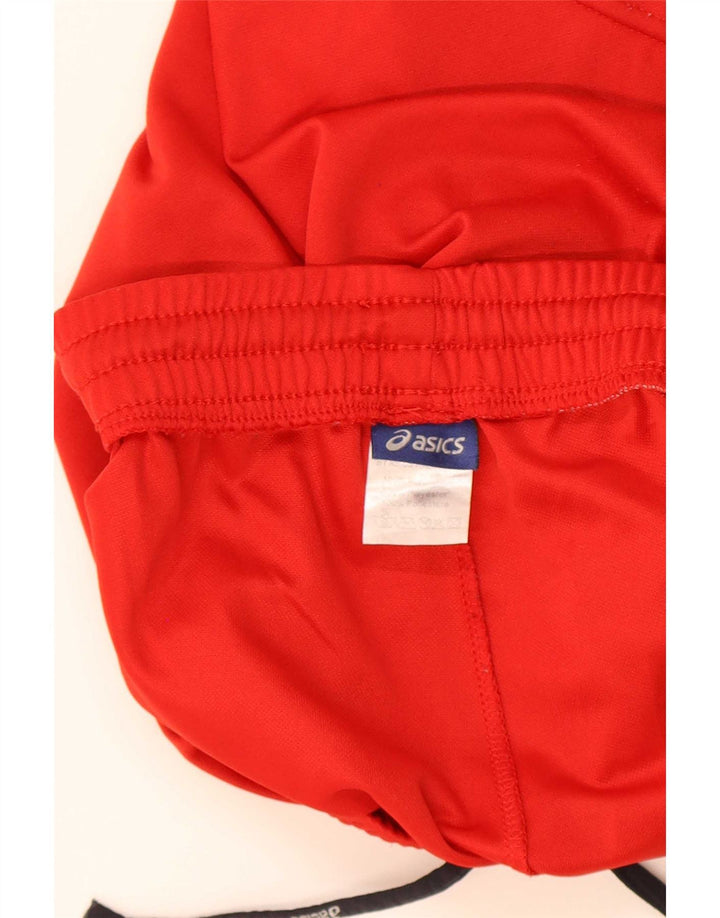Asics Short de Sport Homme Rouge Moyen Polyester