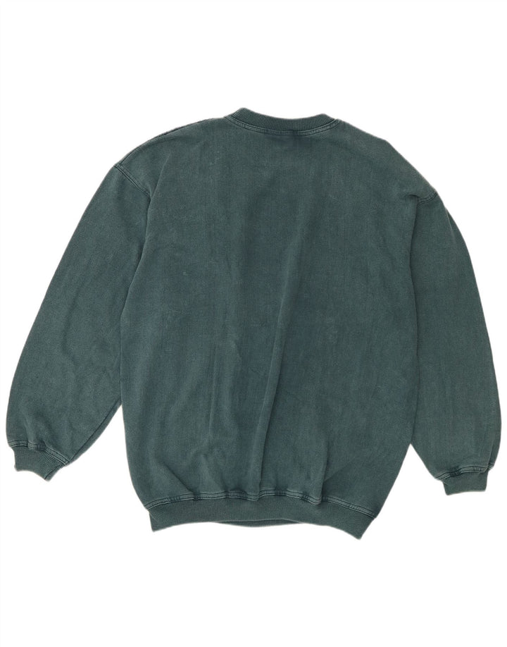 vintage Homme Sweatshirt Jumper XL Coton Bleu
