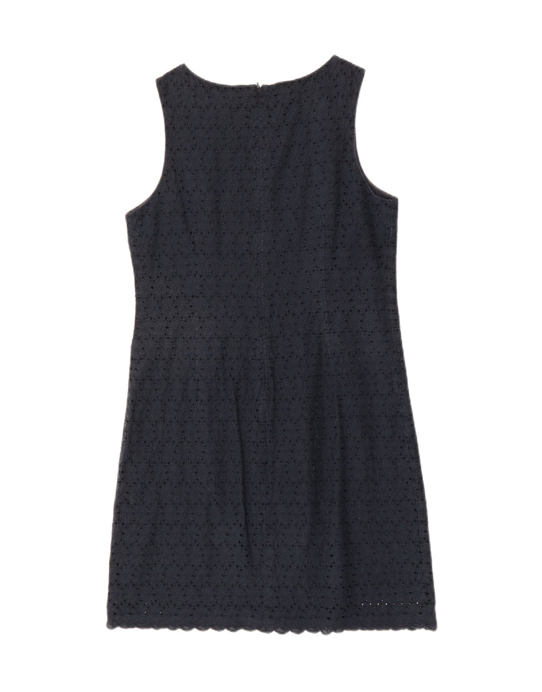 GANT Robe droite sans manches pour femme UK 14 Coton bleu marine moyen