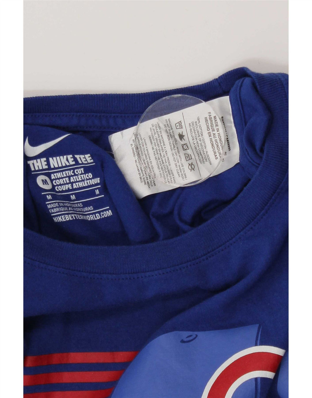 Nike Homme Chicago Cubs Graphic T-Shirt Haut Bleu Moyen Coton