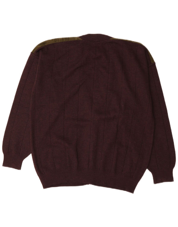 Il Granchio Cardigan Homme Pull XL Marron Laine