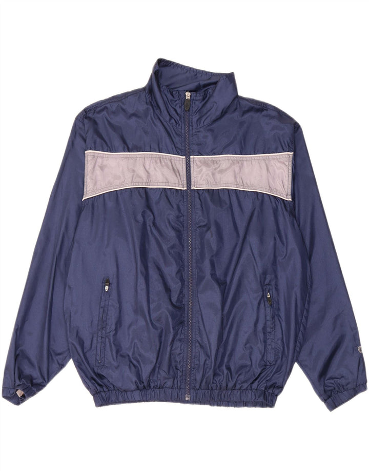 ALEX Veste de survêtement pour homme UK 38 Bleu marine moyen Colourblock Polyamide