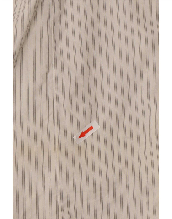 Jack & Jones Chemise Homme En Coton À Fines Rayures Blanc Moyen