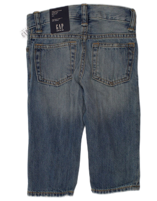 Gap Jean slim graphique bébé garçon 12-18 mois W20 L10 bleu coton