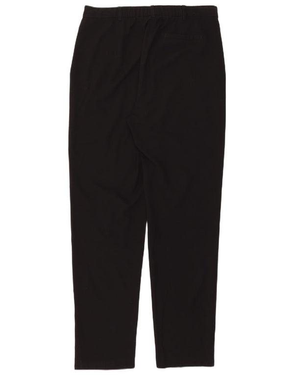 Marks & Spencer Pantalon chino taille haute pour femme UK 14 Large W34 L32 Noir