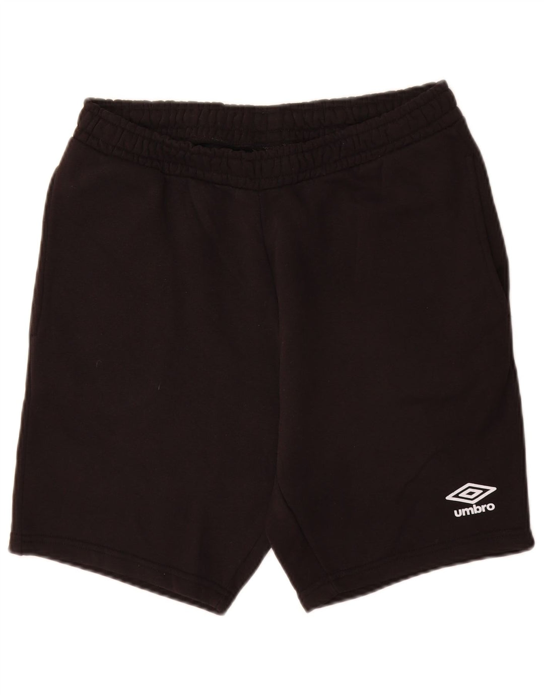 UMBRO Short de Sport Homme Noir Moyen Coton