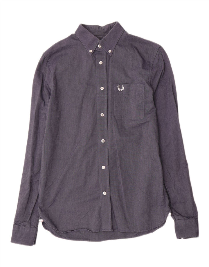 Fred Perry Chemise Homme Small Bleu Marine Coton