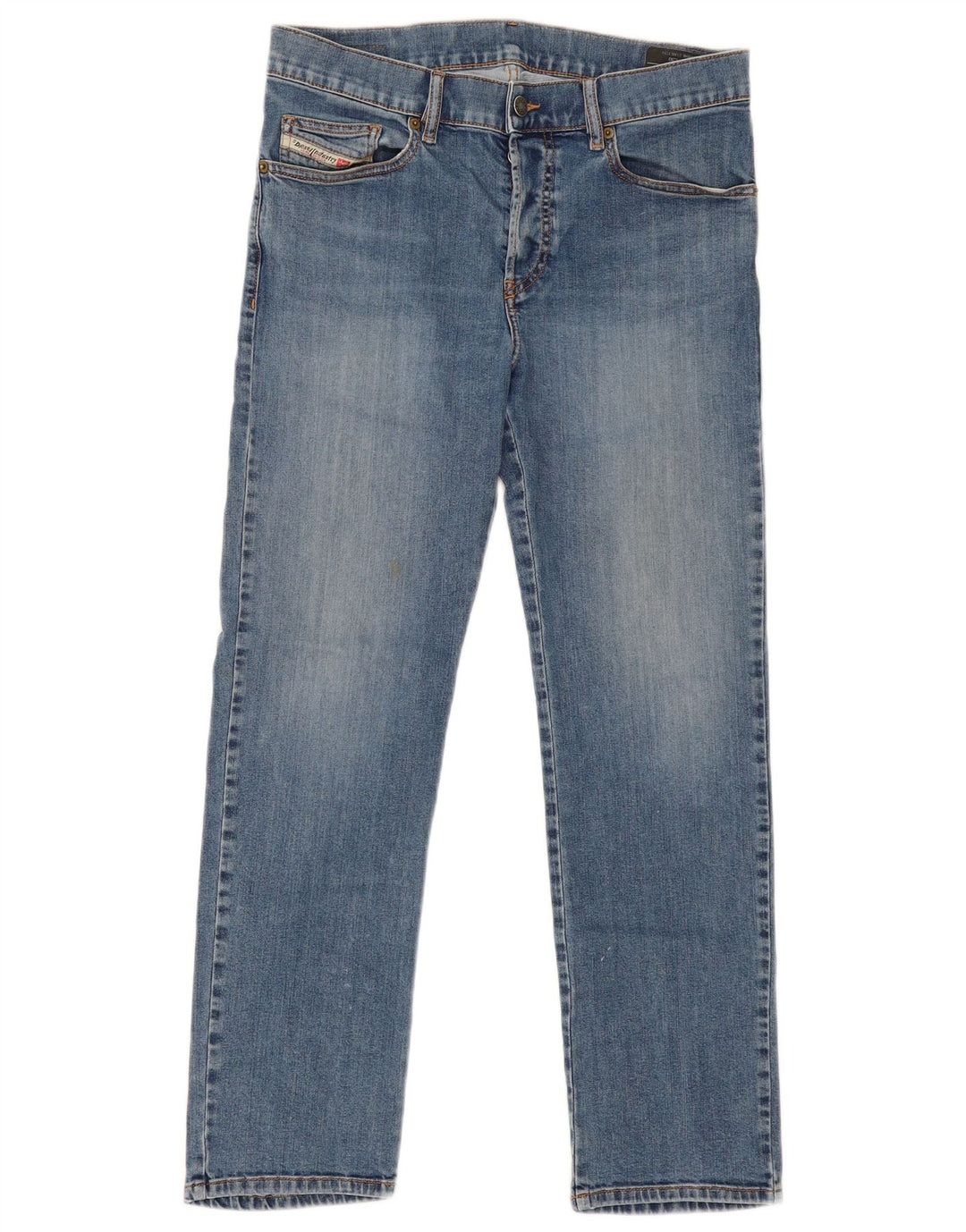 DIESEL Jean droit femme W30 L27 bleu coton