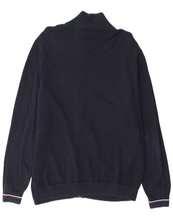 Fred Perry Cardigan Pull XL Bleu Marine Homme