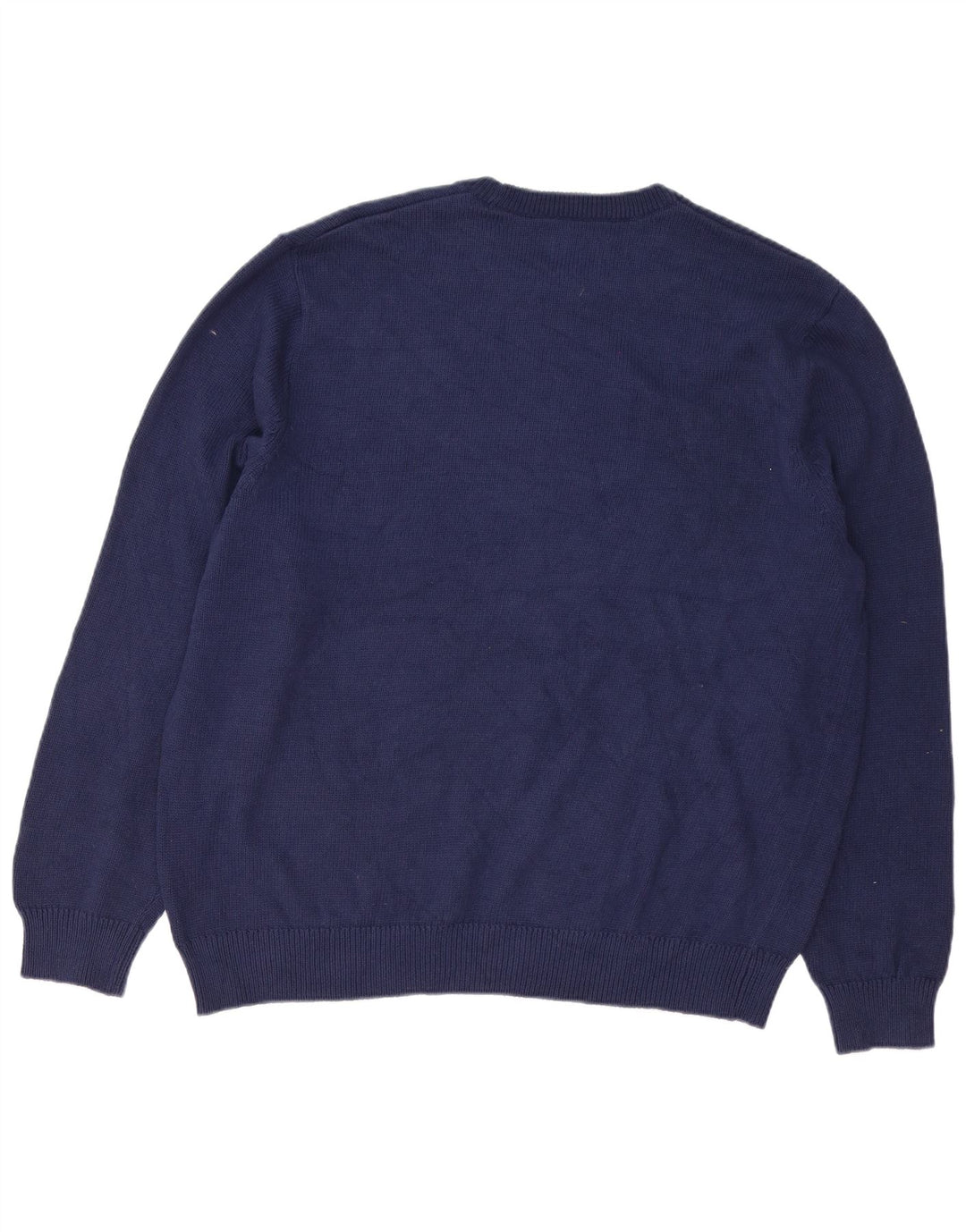 Chaps Pull à col rond coupe classique pour homme 2XL Bleu marine classique