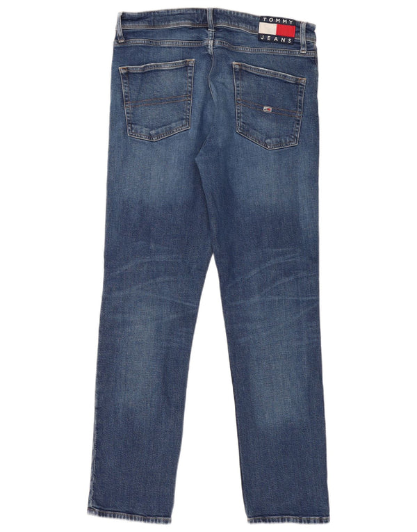 Tommy Hilfiger Jean droit Ethan pour femme, coupe décontractée, W32 L32, coton bleu