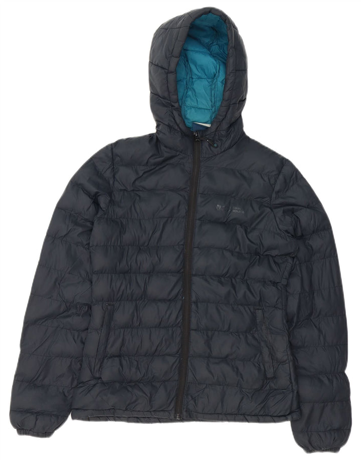 Mountain Warehouse Veste matelassée à capuche pour femme UK 8 Petit Noir Polyester