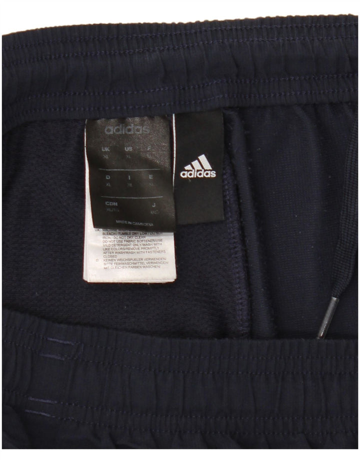 Adidas Pantalon de survêtement pour homme XL Bleu marine Polyester