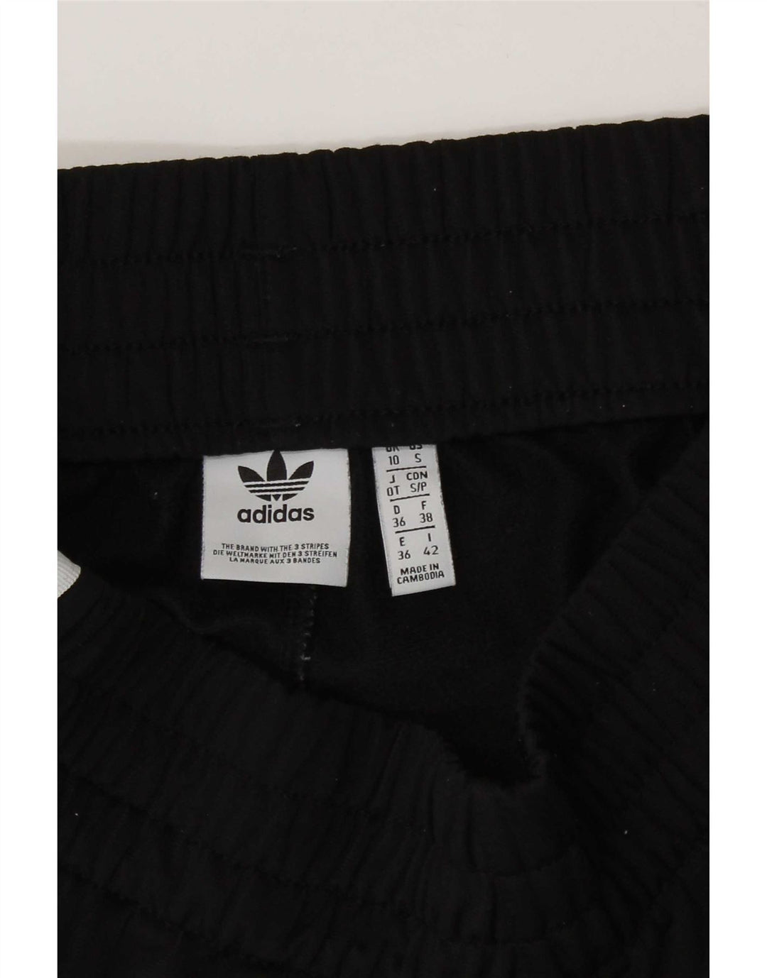 Adidas Short de sport pour femme UK 10 Petit Noir Polyester