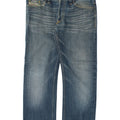 Diesel Jean Droit Homme W33 L28 Bleu Coton