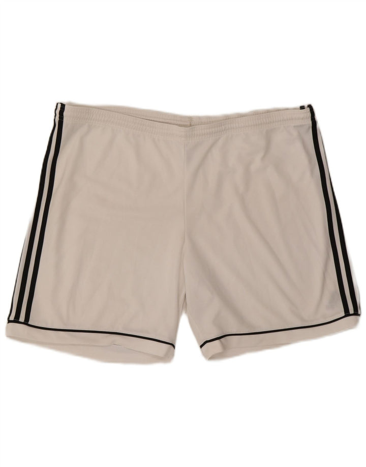 Adidas Short de sport Climalite pour homme XL Blanc Polyester
