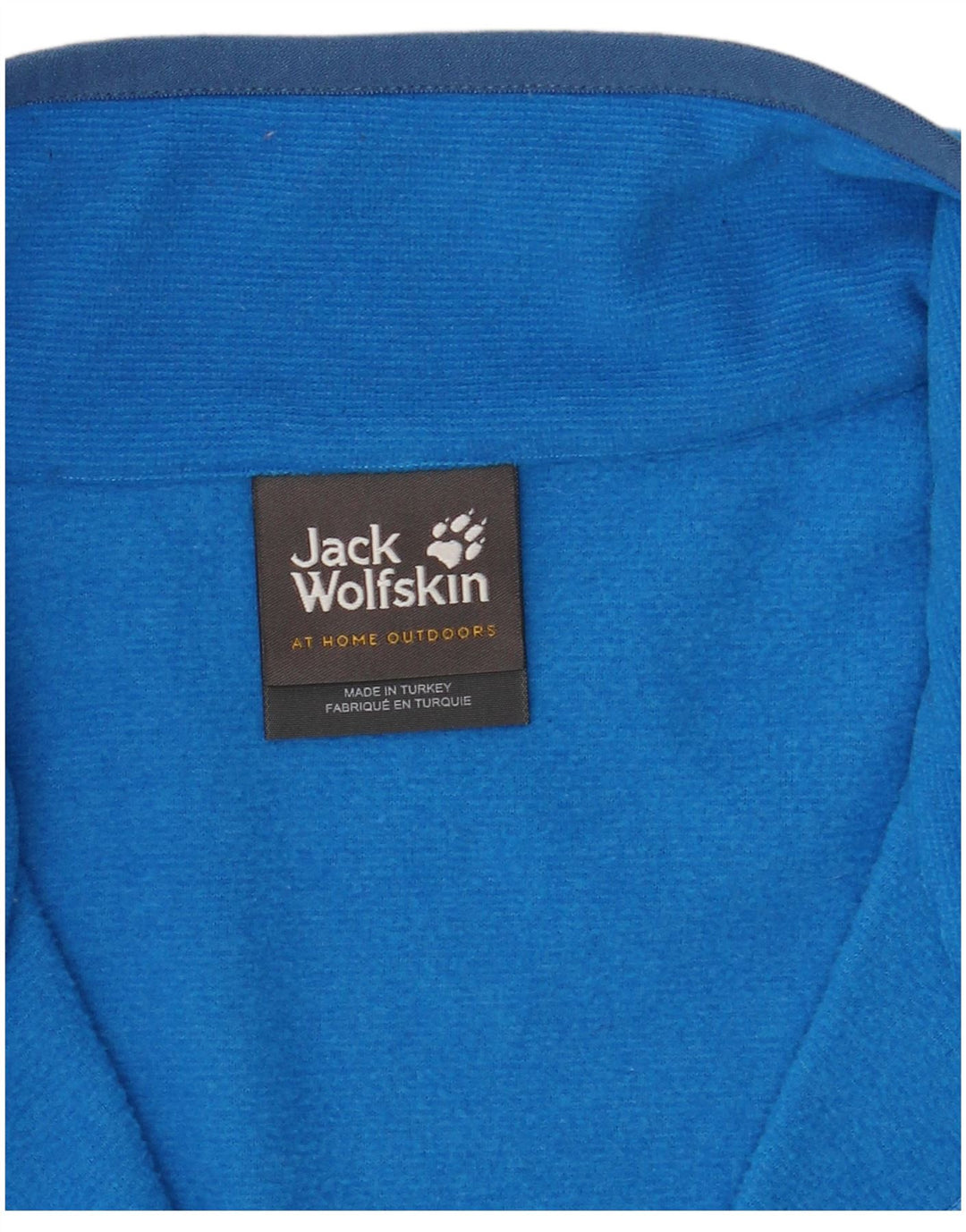 Jack Wolfskin Pull polaire à col zippé pour homme 2XL Bleu Polyester
