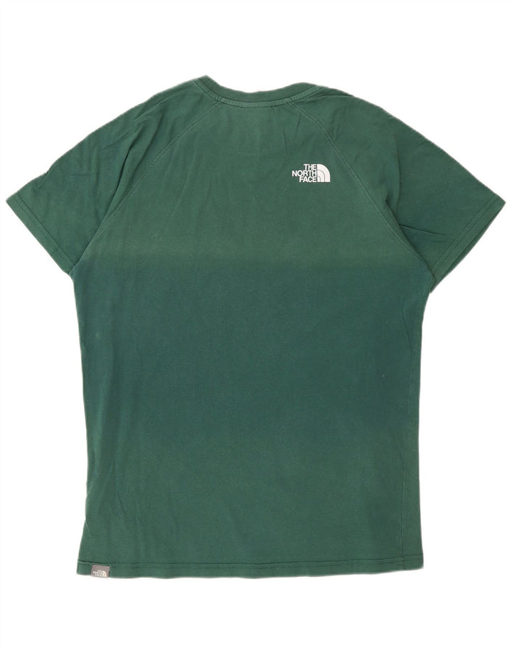 THE NORTH FACE T-Shirt Graphique Homme Vert Moyen Coton