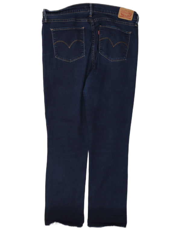 Levi's Jean Droit 724 Taille Haute Femme W33 L28 Bleu Coton