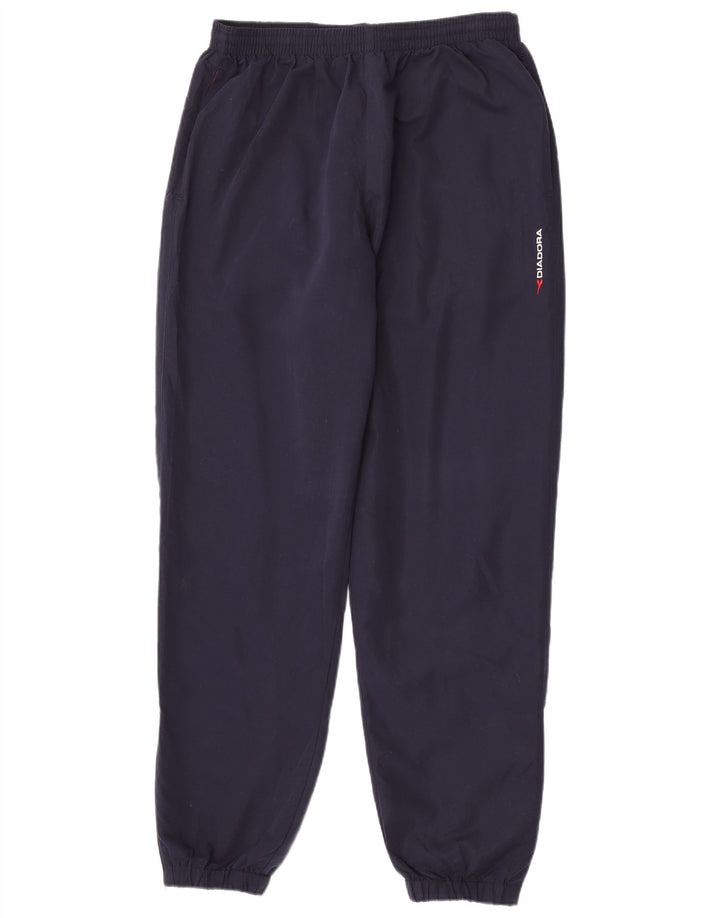 Diadora Homme Pantalon De Survêtement Joggers XL Bleu Marine Polyester