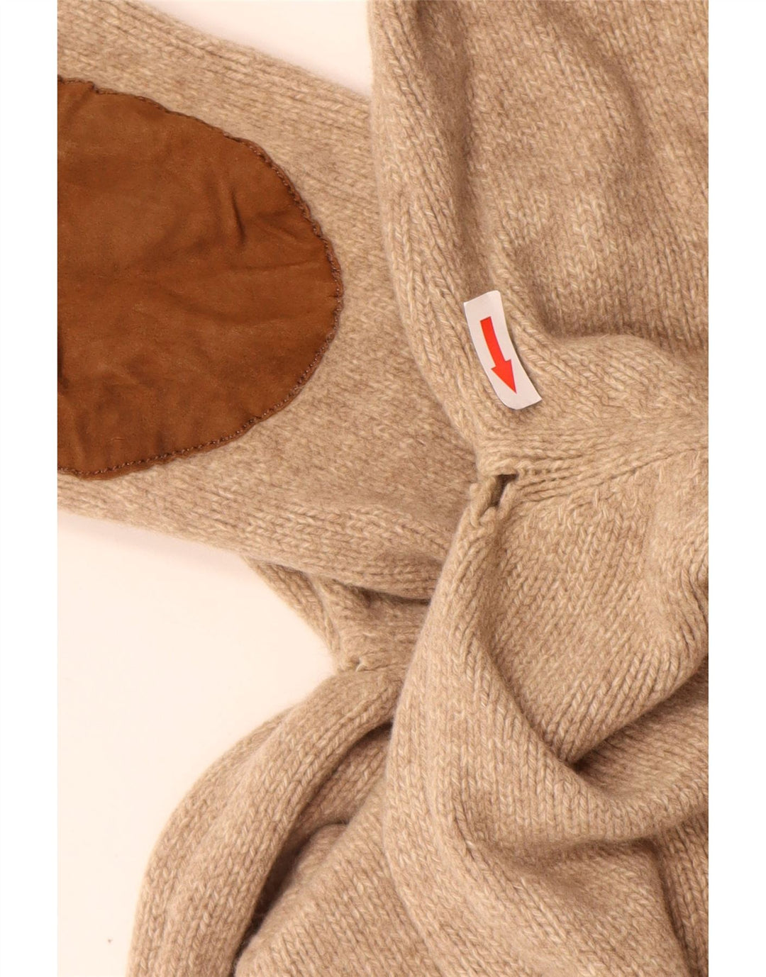Massimo Dutti Pull à col boutonné pour garçon 11-12 ans Beige moyen