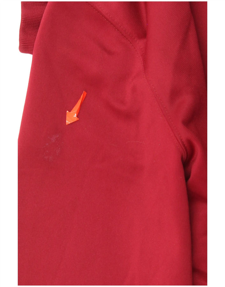 Carhartt Pull à capuche zippé pour femme UK 16 Large Rouge Polyester