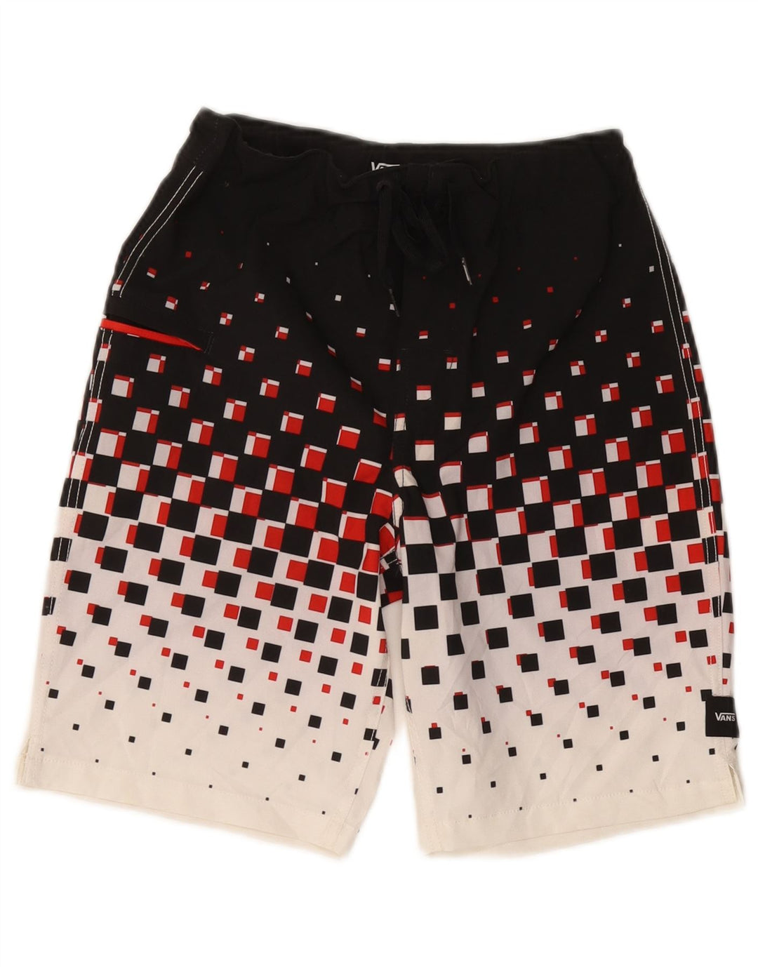 VANS Short de bain garçon 15-16 ans Noir Géométrique Polyester